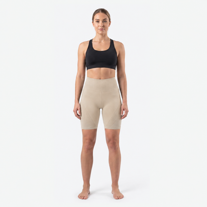 Short Sculptant 3D CELLFIT – Beige (vue 1)