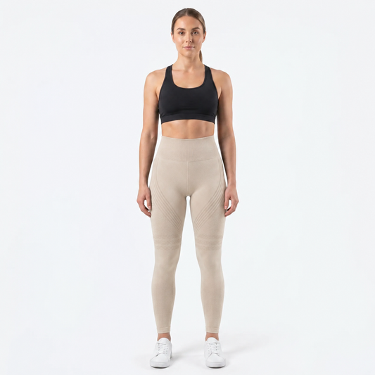 Legging Sculptant 3D CELLFIT – Beige (vue 1)